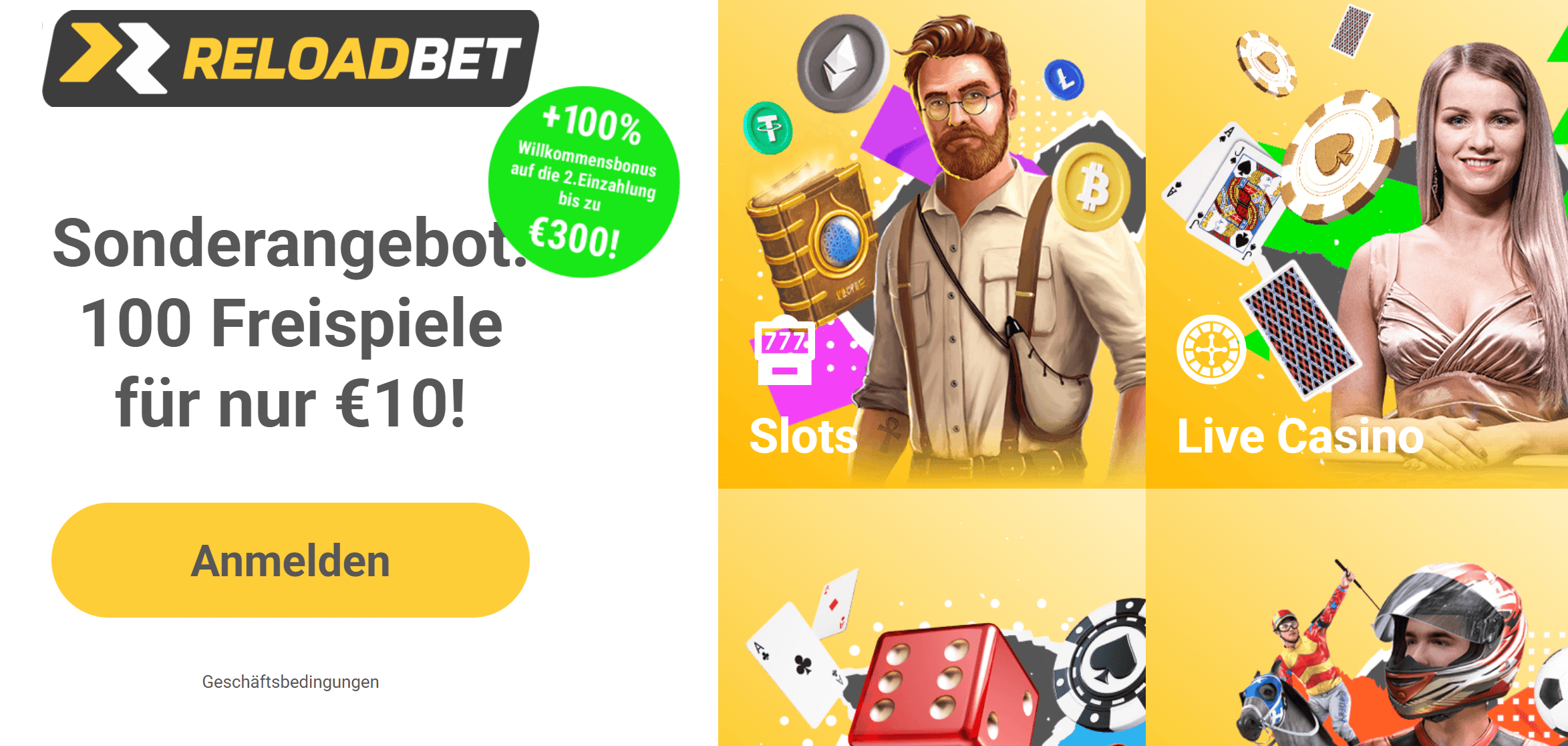 Reloadbet Screenshot